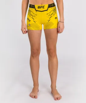 Shorts Vale Tudo Short Fit pour Femmes UFC Adrenaline by Venum Authentic Fight Night - Jaune