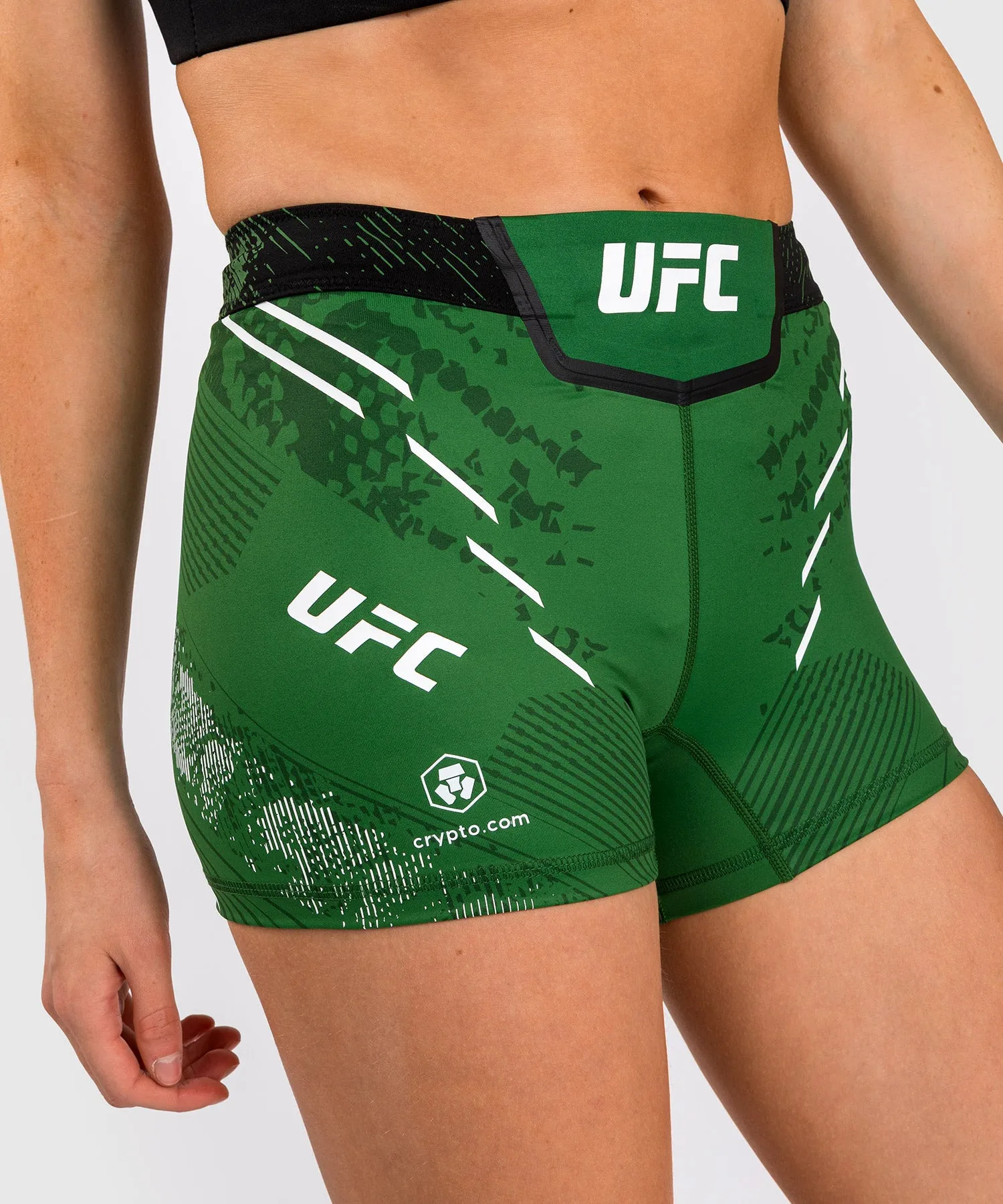 Shorts Vale Tudo Short Fit pour Femmes UFC Adrenaline by Venum Authentic Fight Night - Vert