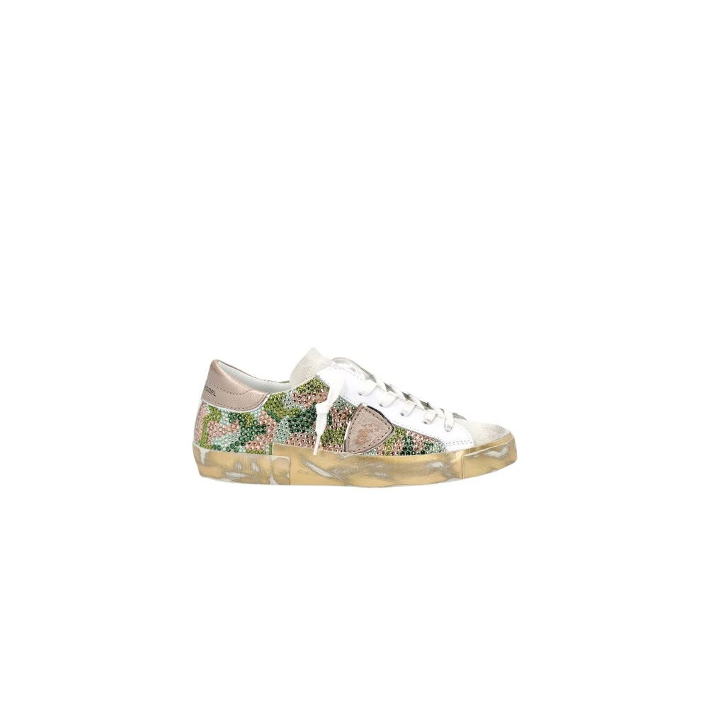 Sneakers Basses Multicolores en Camouflage