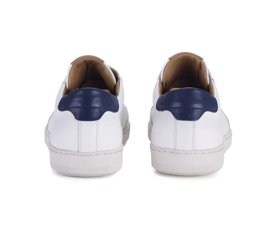 Sneakers cuir blanc homme Canunda