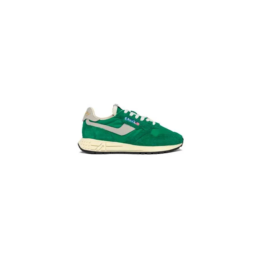 Sneakers Reelwind Low En Nylon Et Daim Vertes Autry Homme | Toulouse