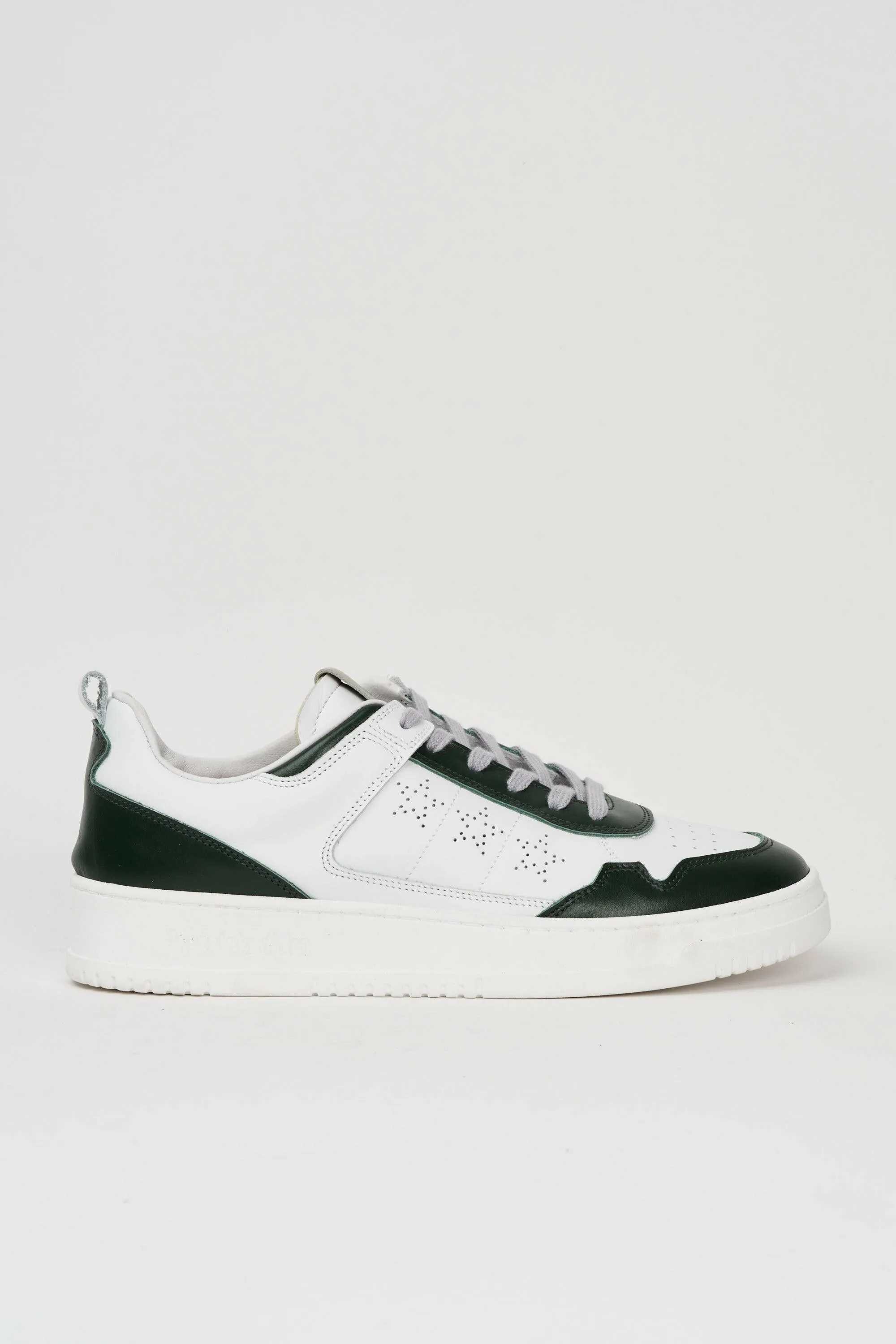 Sneakers uomo Penalty in pelle bianca e verde