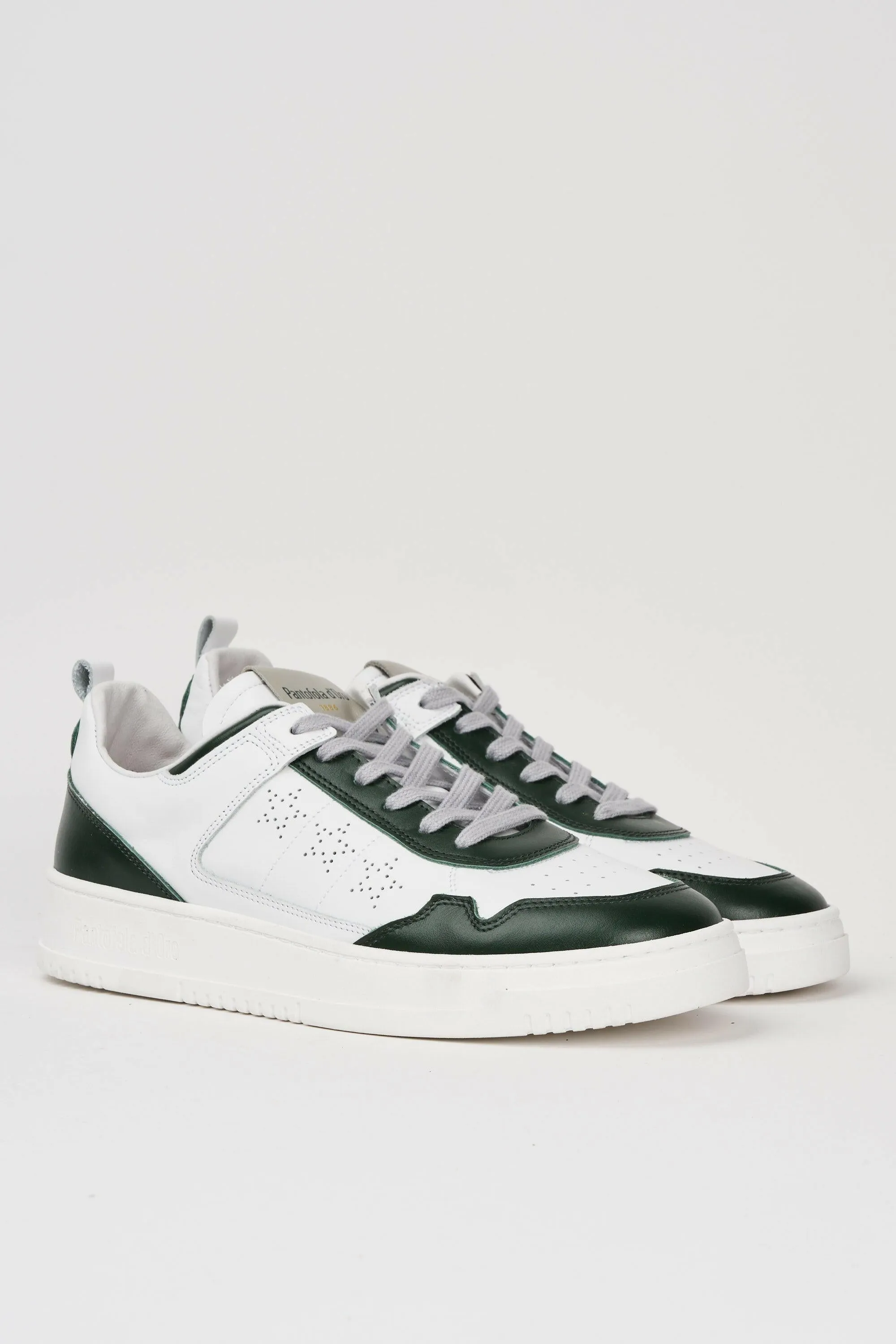 Sneakers uomo Penalty in pelle bianca e verde