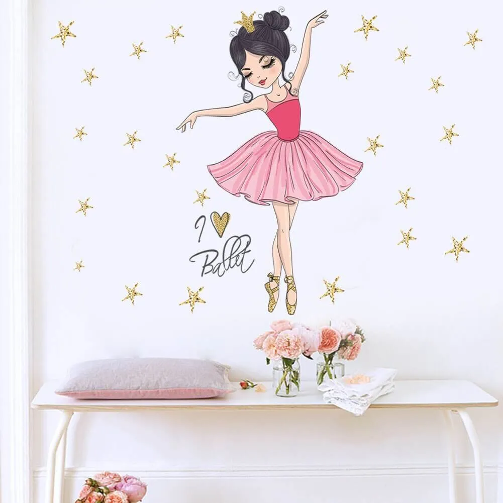 Stickers Chambre Fille Danseuse