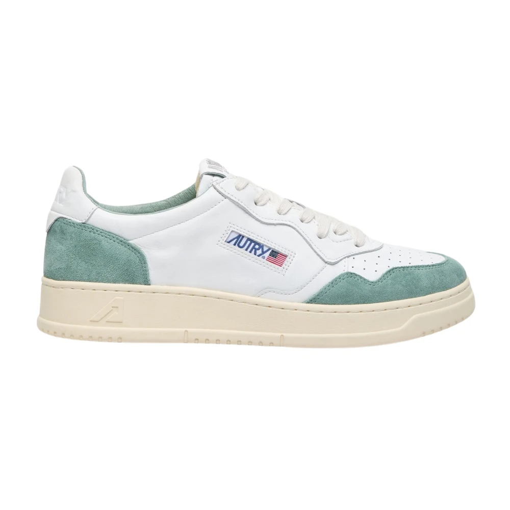 Suede Panel Low Top Sneakers