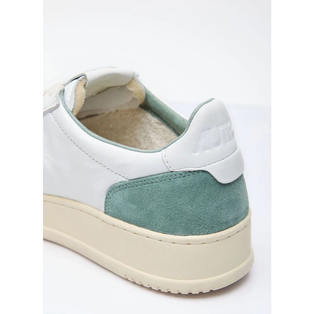 Suede Panel Low Top Sneakers