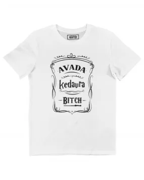 T-shirt Avada Kedavra Bitch - Tee-shirt Sortilège Harry Potter | Grafitee