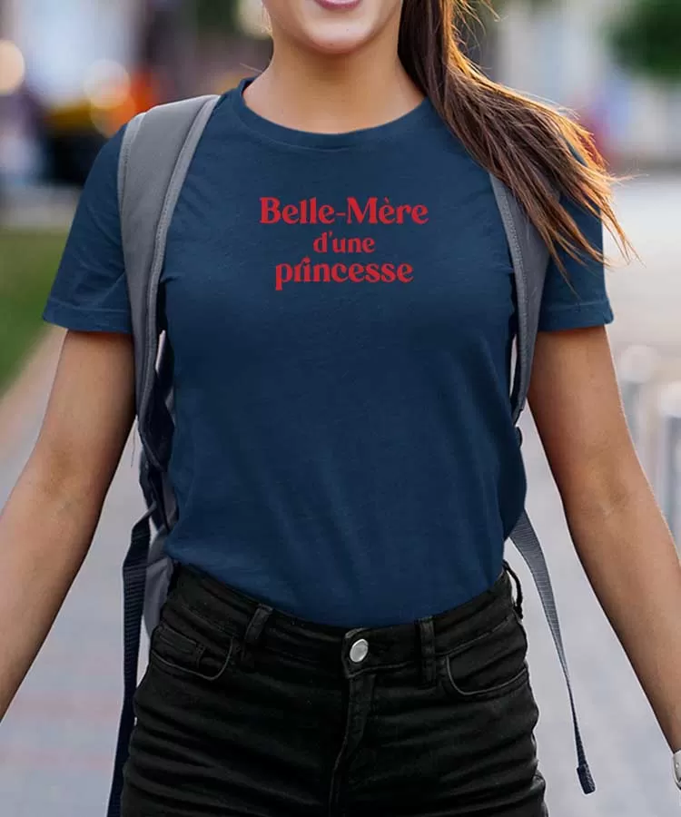 T-Shirt Belle-Mère d'une princesse Pour femme