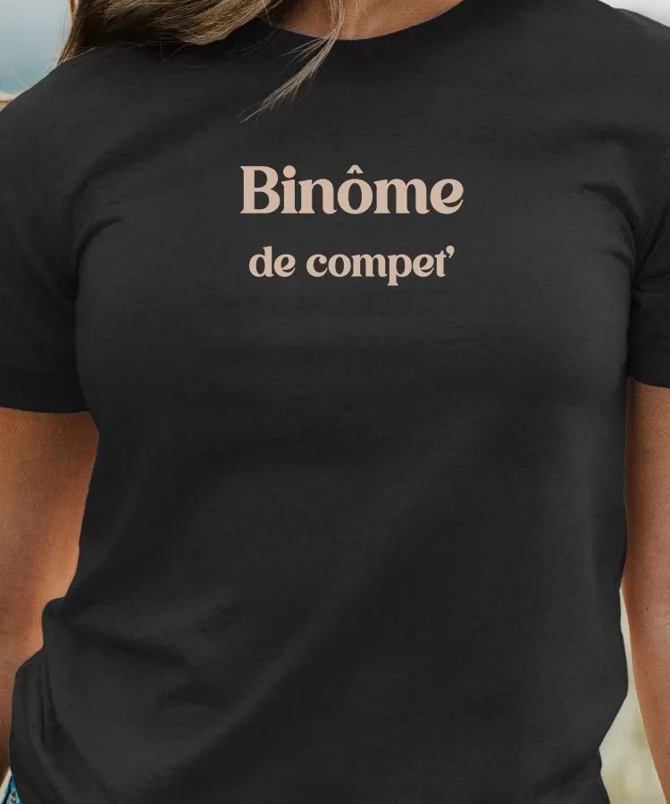 T-Shirt Binôme de compet' Pour femme