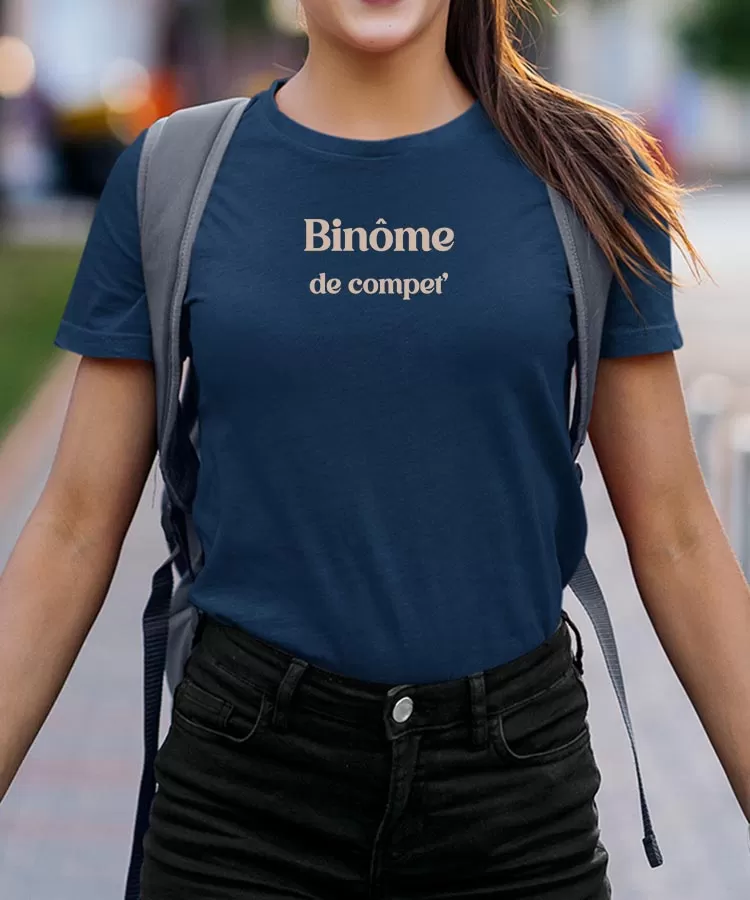 T-Shirt Binôme de compet' Pour femme