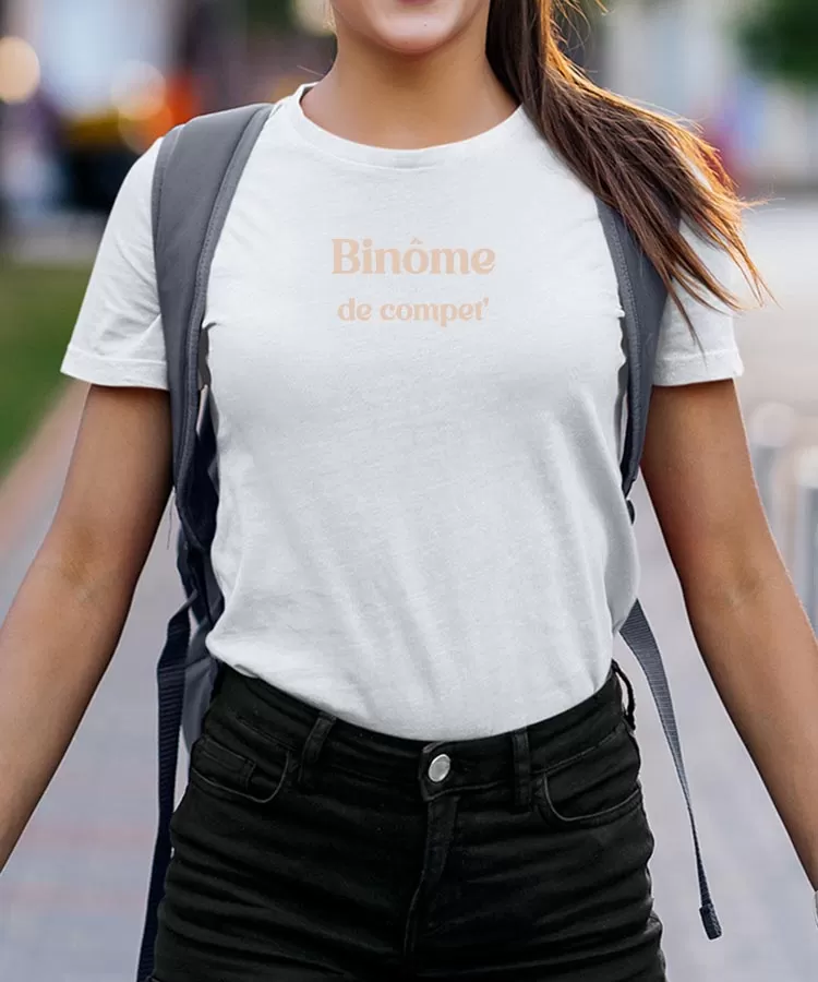 T-Shirt Binôme de compet' Pour femme