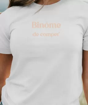 T-Shirt Binôme de compet' Pour femme