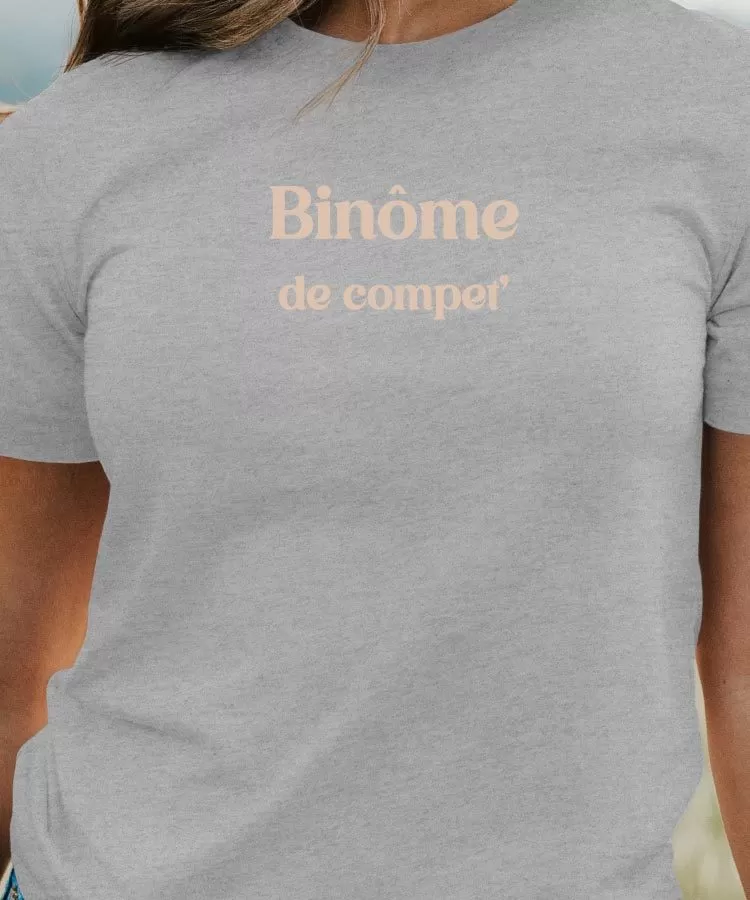 T-Shirt Binôme de compet' Pour femme