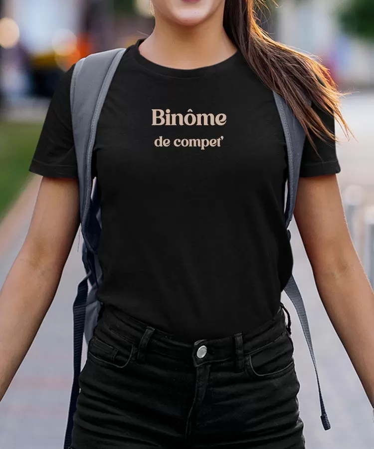 T-Shirt Binôme de compet' Pour femme