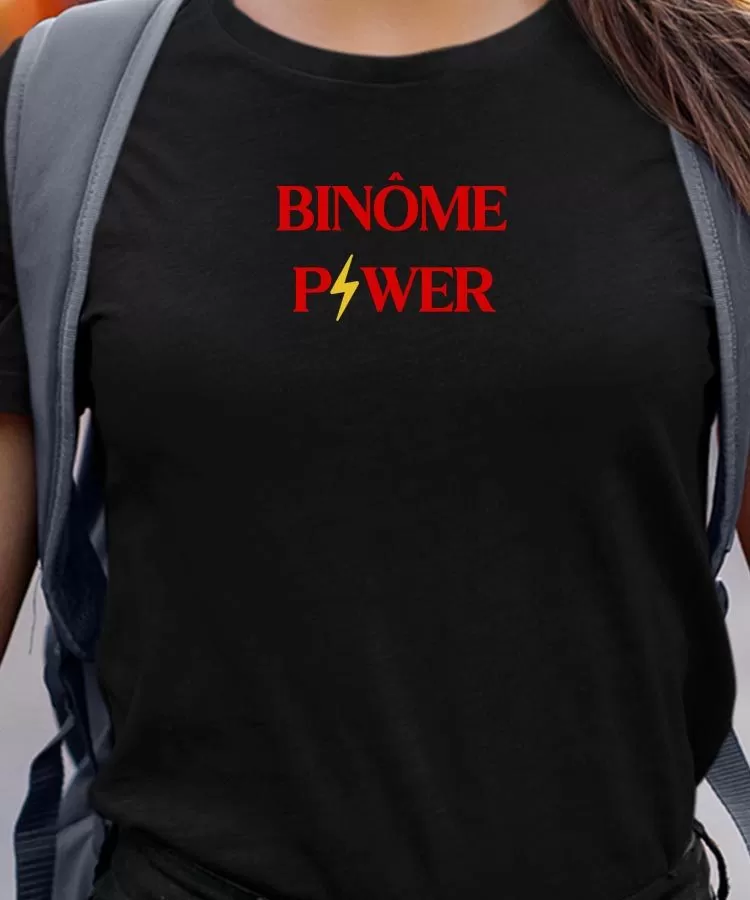 T-Shirt Binôme Power Pour femme