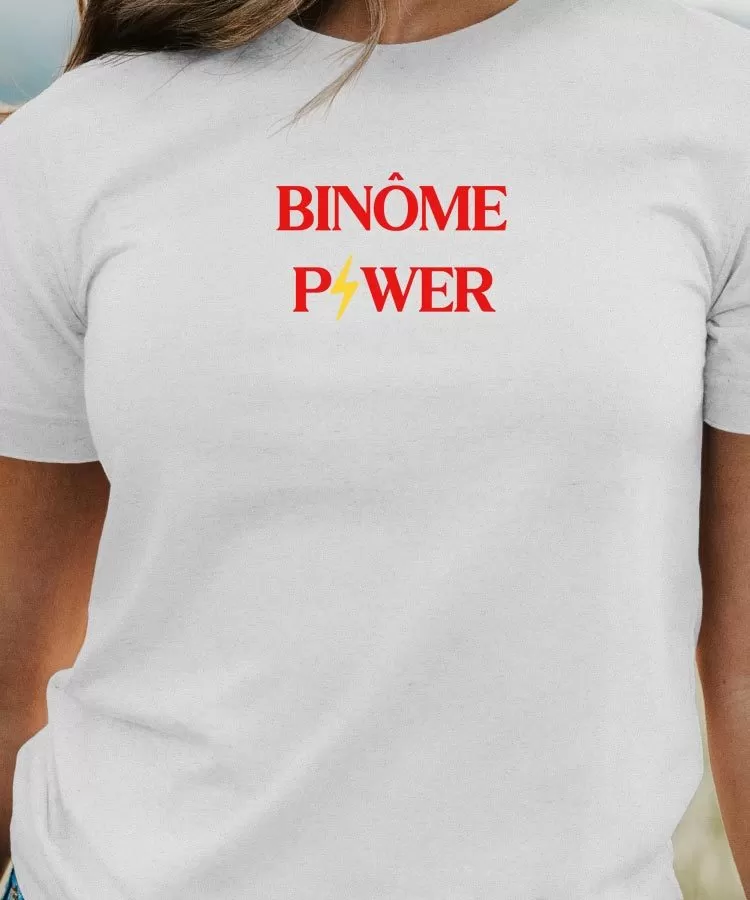 T-Shirt Binôme Power Pour femme