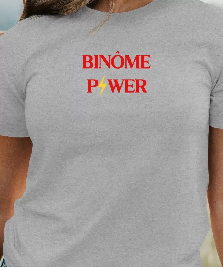 T-Shirt Binôme Power Pour femme