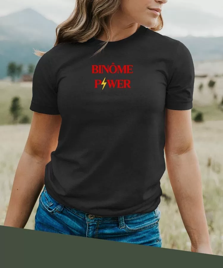 T-Shirt Binôme Power Pour femme