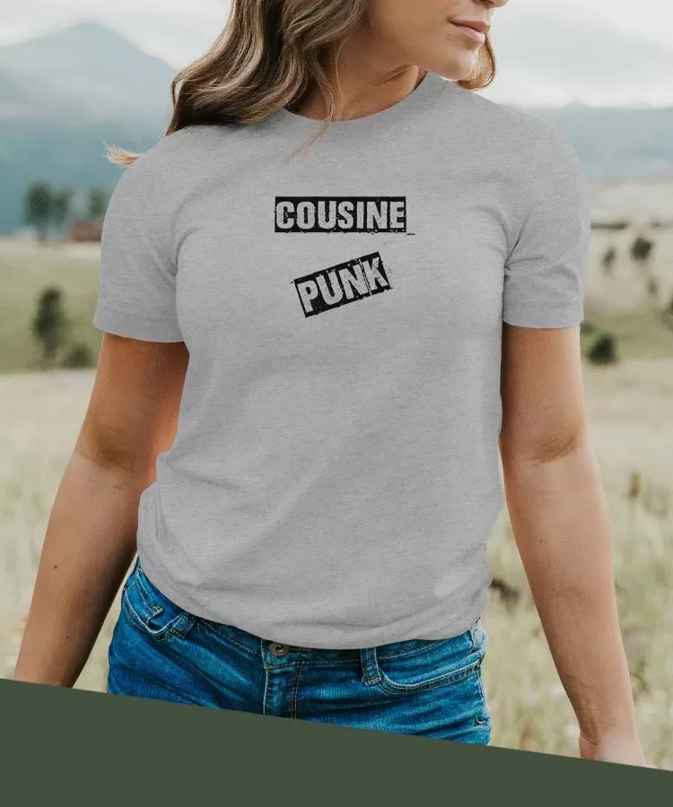 T-Shirt Cousine PUNK Pour femme