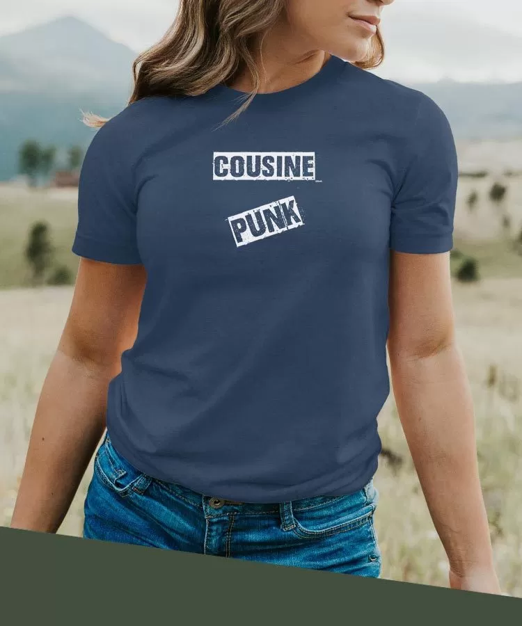 T-Shirt Cousine PUNK Pour femme