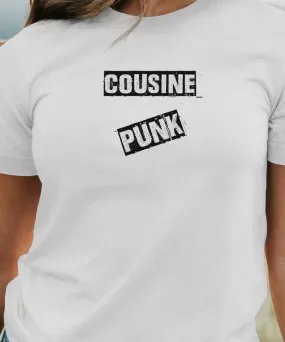 T-Shirt Cousine PUNK Pour femme