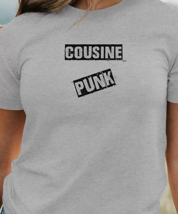 T-Shirt Cousine PUNK Pour femme