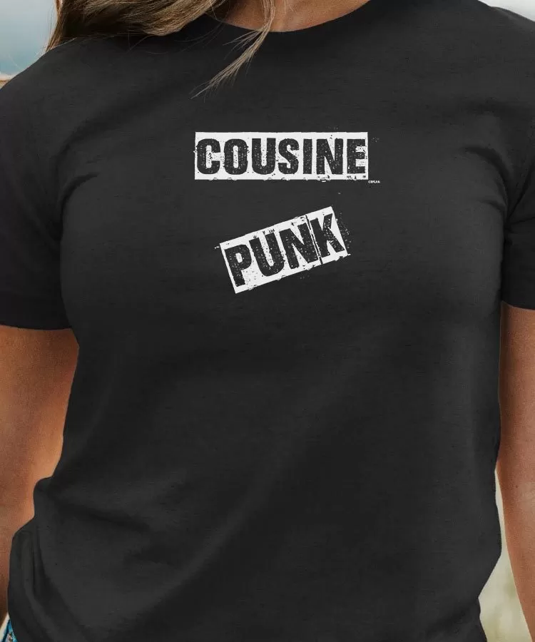 T-Shirt Cousine PUNK Pour femme