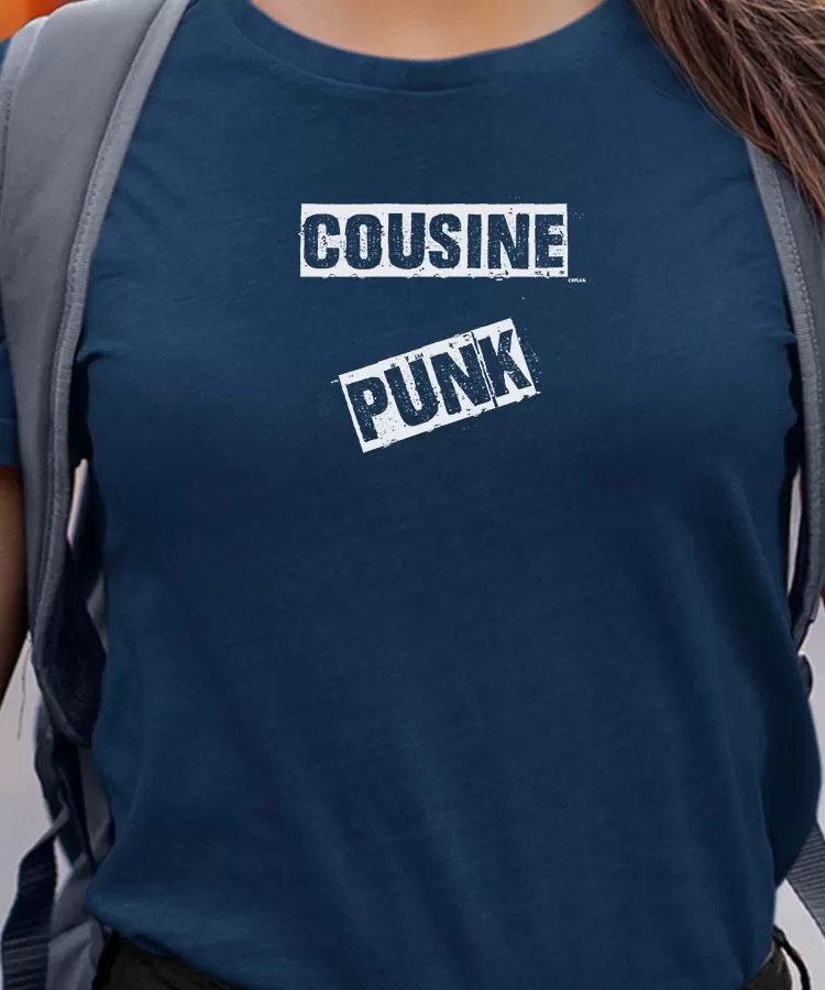 T-Shirt Cousine PUNK Pour femme