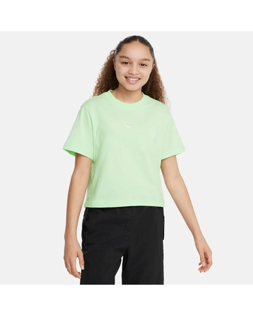 T-shirt Enfant G NSW TEE ESSNTL SS BOXY Vert