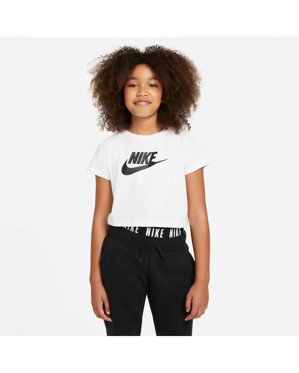 T-shirt Enfant plus âgé G NSW TEE CROP FUTURA Blanc