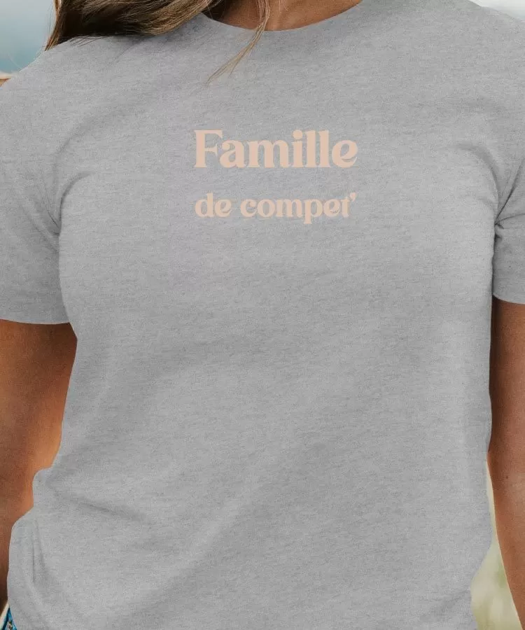 T-Shirt Famille de compet' Pour femme