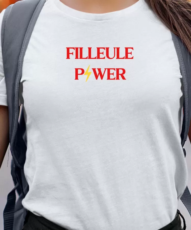 T-Shirt Filleule Power Pour femme