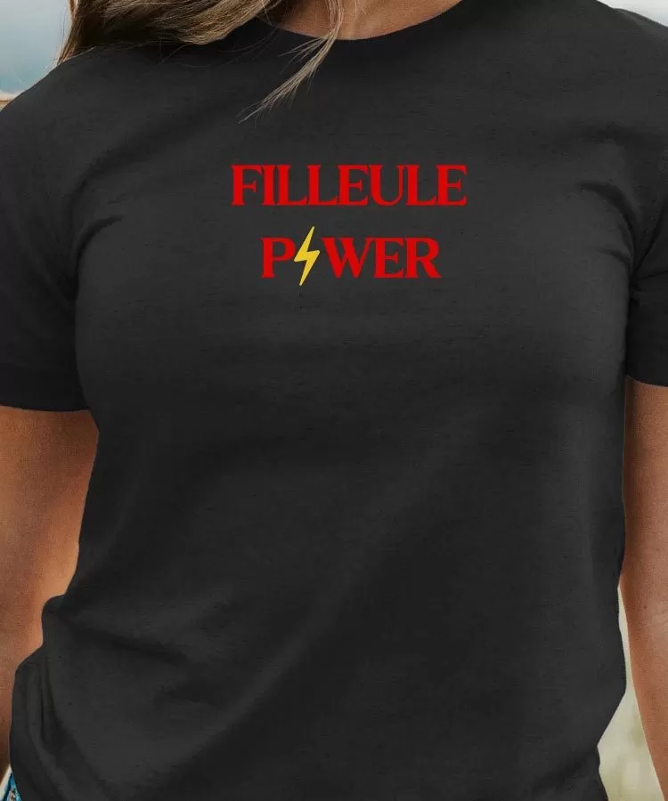 T-Shirt Filleule Power Pour femme