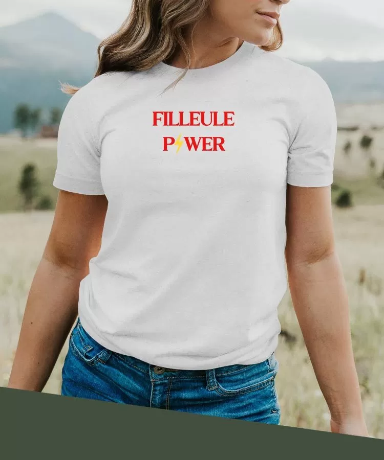 T-Shirt Filleule Power Pour femme