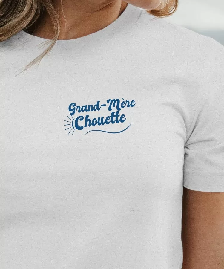 T-Shirt Grand-Mère Chouette face Pour femme