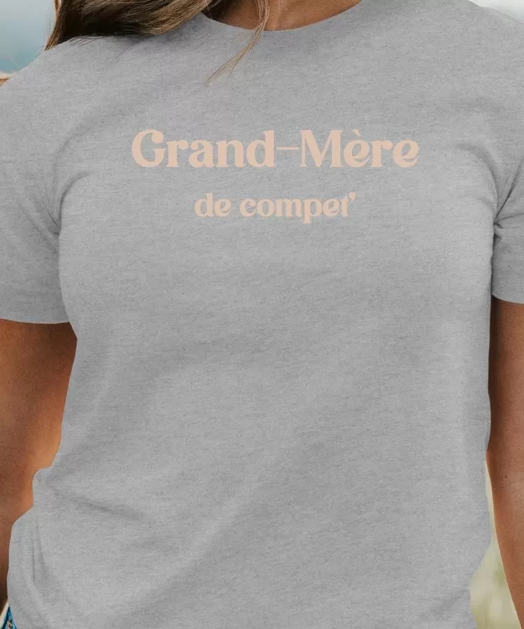 T-Shirt Grand-Mère de compet' Pour femme