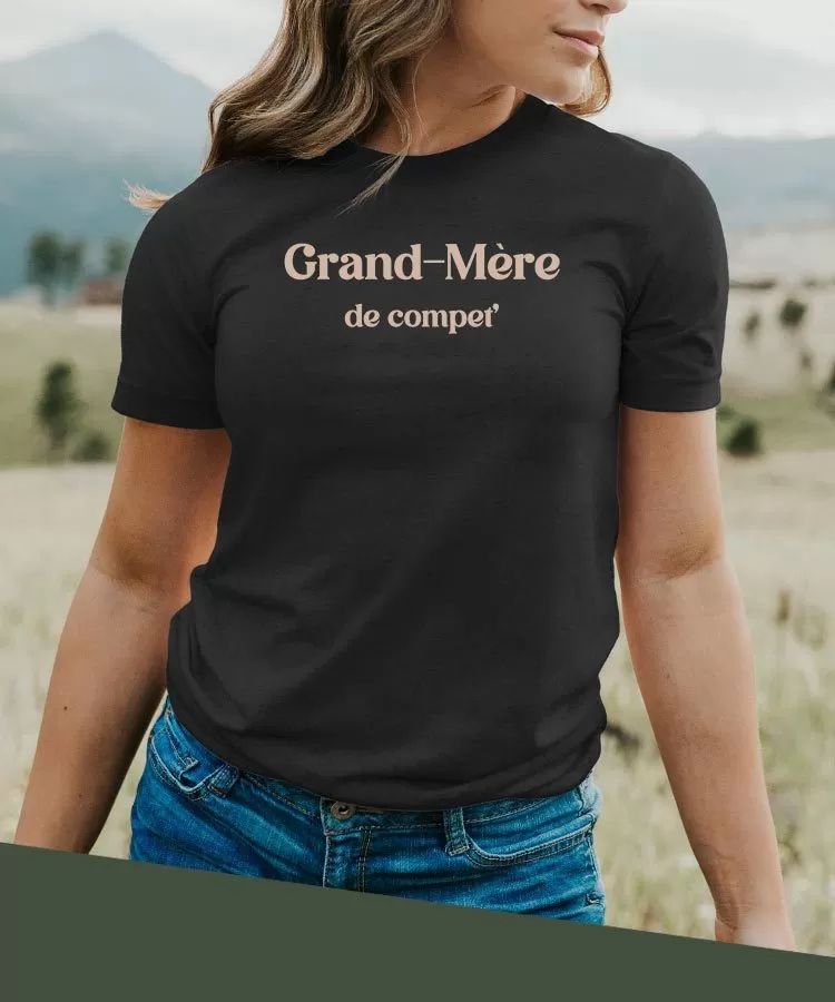 T-Shirt Grand-Mère de compet' Pour femme