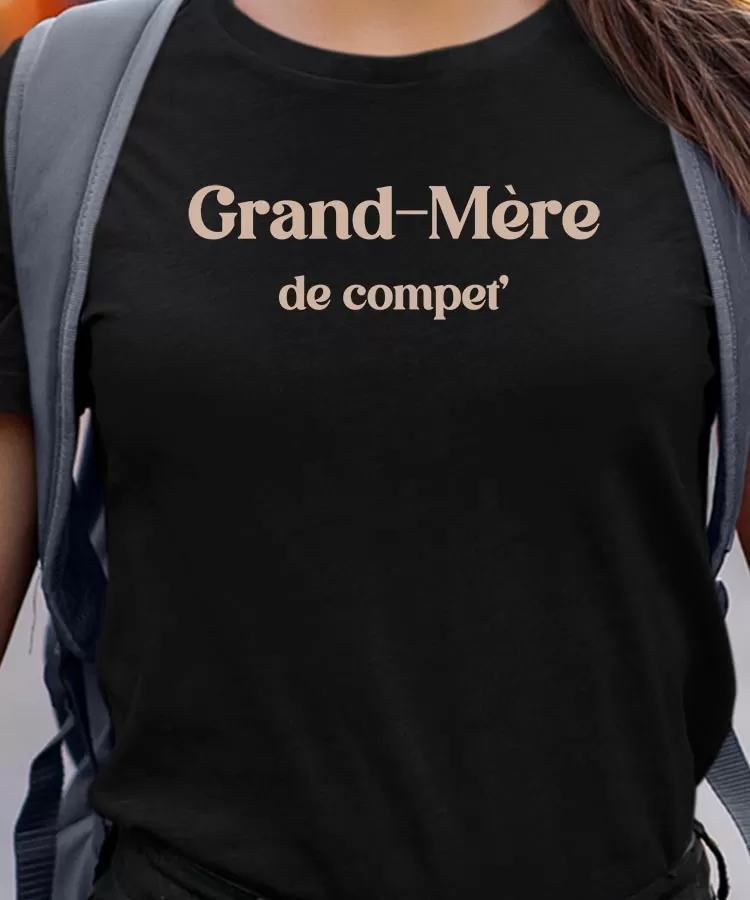 T-Shirt Grand-Mère de compet' Pour femme