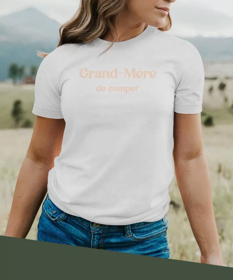 T-Shirt Grand-Mère de compet' Pour femme