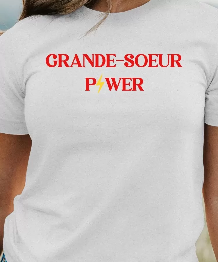 T-Shirt Grande-Soeur Power Pour femme