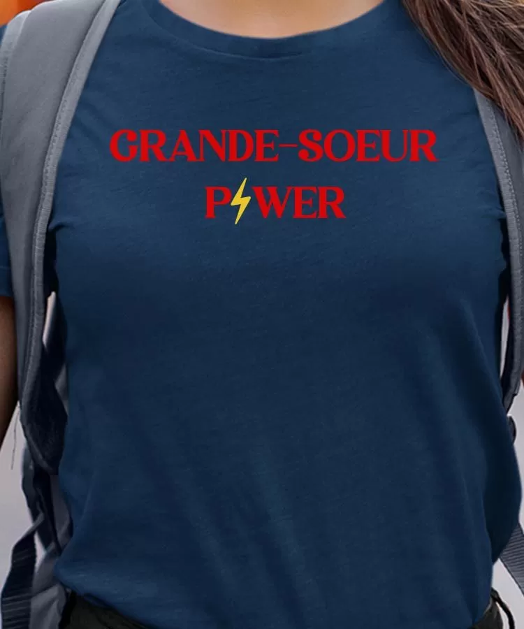 T-Shirt Grande-Soeur Power Pour femme