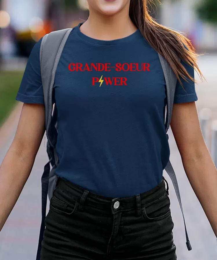 T-Shirt Grande-Soeur Power Pour femme