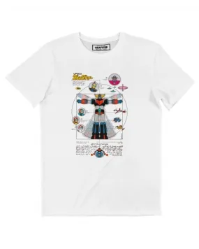 T-shirt Grendizer Da Vinci - Robot Centre Univers | Grafitee