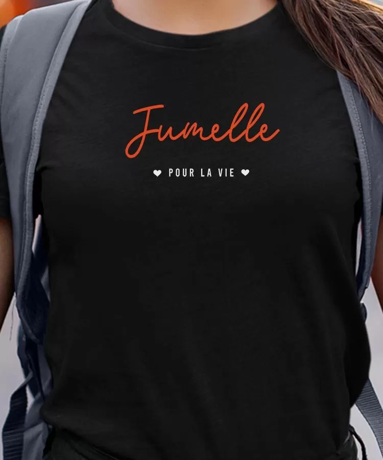 T-Shirt Jumelle pour la vie Pour femme