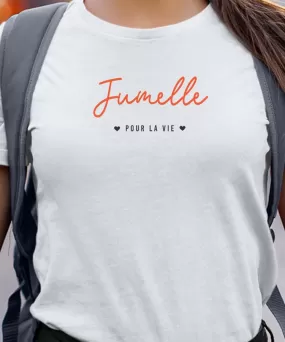 T-Shirt Jumelle pour la vie Pour femme