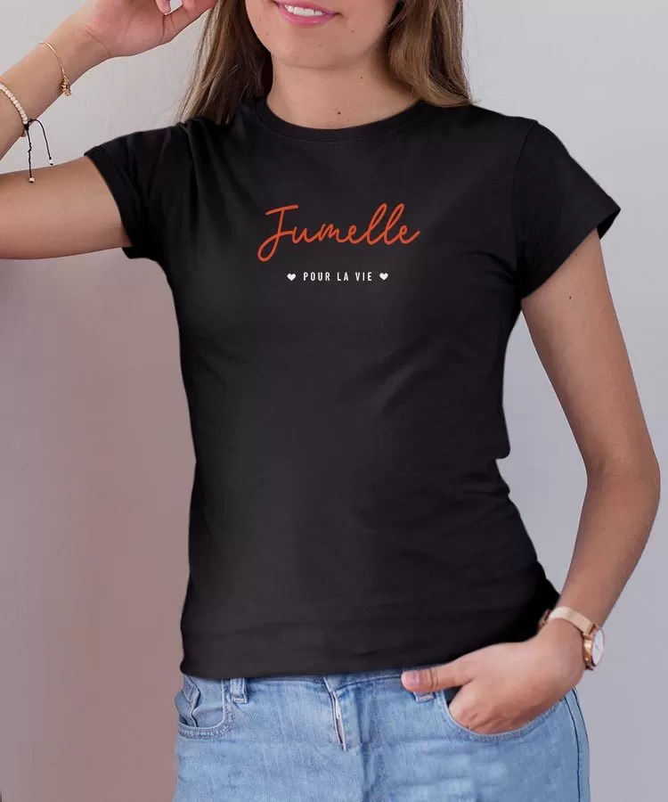 T-Shirt Jumelle pour la vie Pour femme