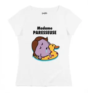 T-shirt Madame Paresseuse | Grafitee