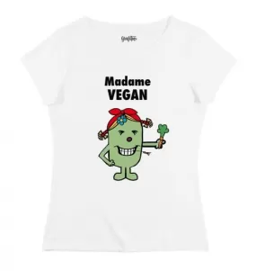 T-shirt Madame Vegan | Grafitee