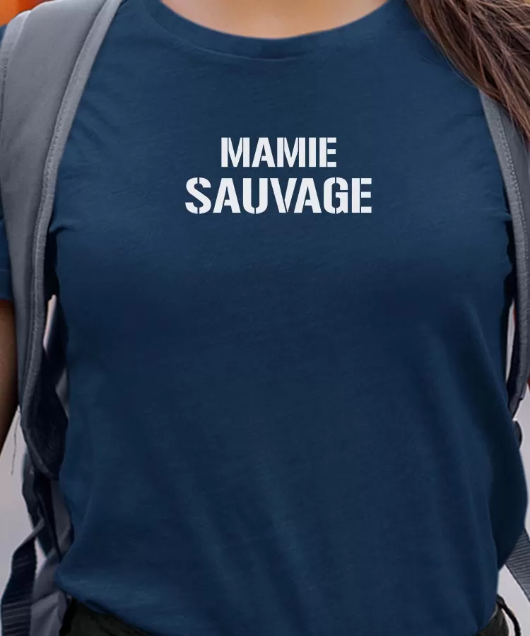 T-Shirt Mamie sauvage Pour femme