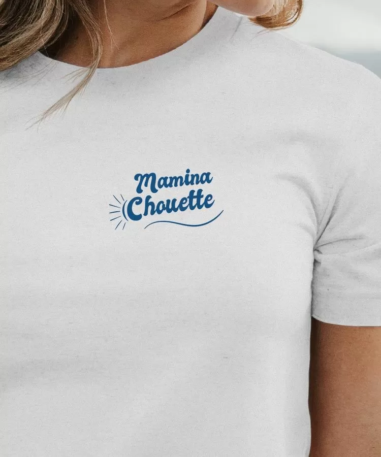 T-Shirt Mamina Chouette face Pour femme